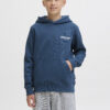 Jack&Jones Junior backprint relaxed sweat hoodie blauw