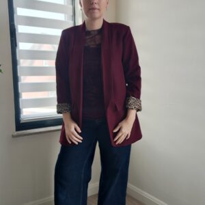 Nina kanten top bordeaux - Afbeelding 6