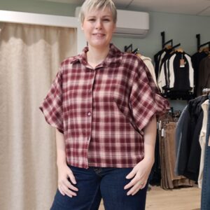 Julie blouse bordeaux