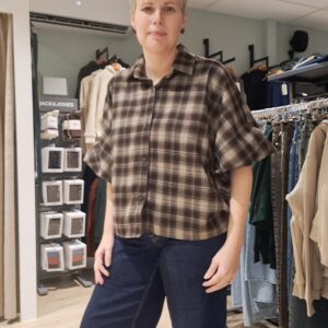Julie blouse bruin - Afbeelding 2